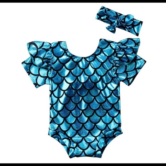 Other - Baby girl mermaid swimsuit set